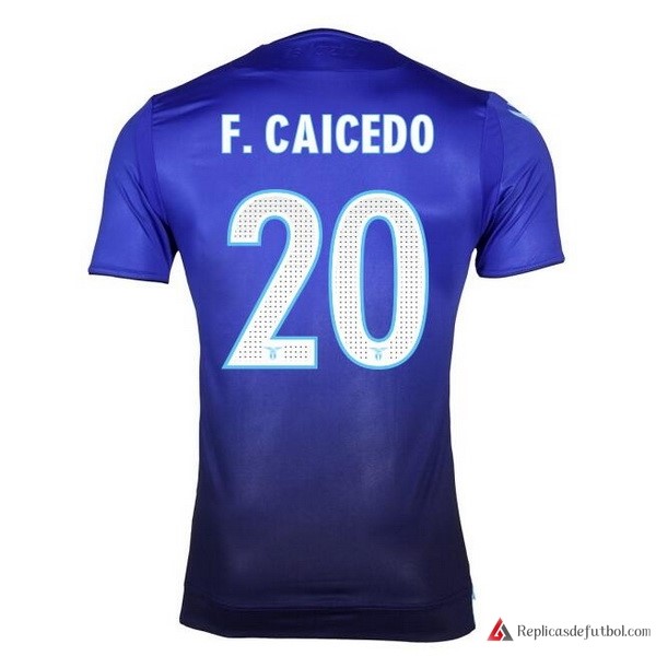 Camiseta Lazio Tercera equipación F.Caicedo 2017-2018